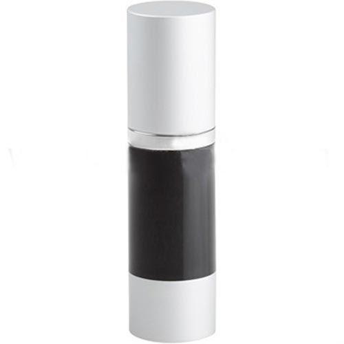 Black Airless Bottle - Matte Silver Cap (From Noir Collection)
