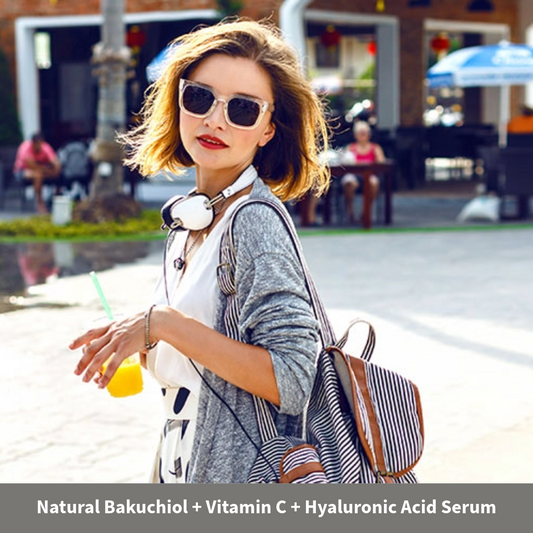 Natural Intense Bakuchiol + Vitamin C + Hyaluronic Acid Serum