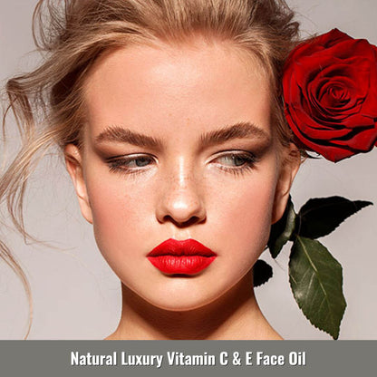 Natural Luxury Vitamin C & E Face Oil - Top Social Media Sellers