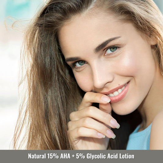 Natural 15% AHA + 5% Glycolic Acid Lotion