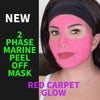 2 Phase Marine Peel Off Gel Mask - Red Carpet Glow - Pink Color