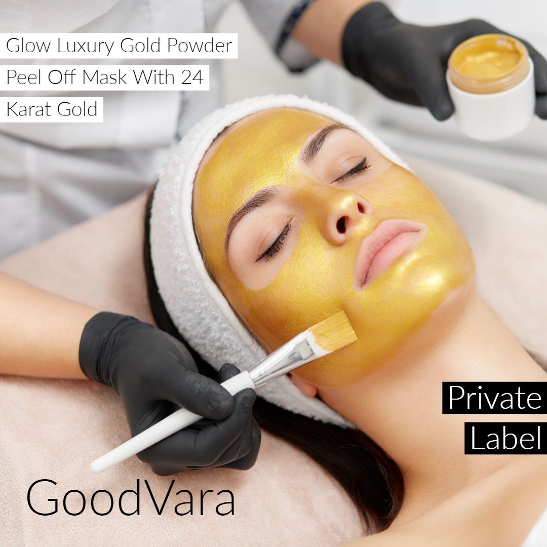 GoodVara Skin Wrap Masks: Get That Glow Luxury Gold Powder Peel Off Mask With 24 Karat Gold