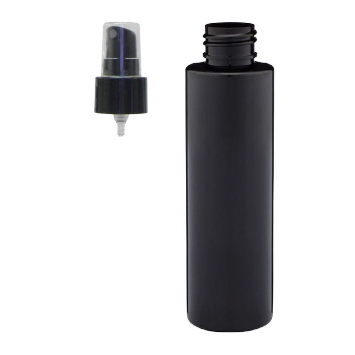 Black Plastic Bottle With Black Sprayer