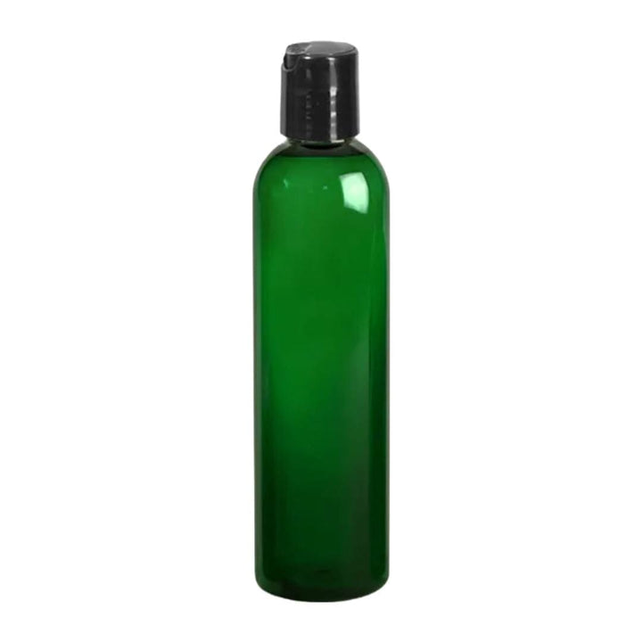 Green Plastic Bottle With Black Disc Cap