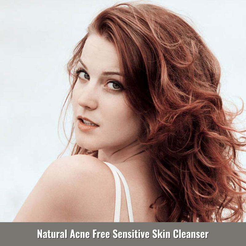 Natural Acne Free Sensitive Skin Cleanser - Sulfate Free