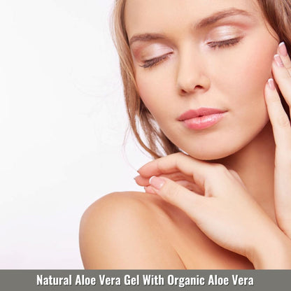 Natural Aloe Vera Gel With Organic Aloe Vera