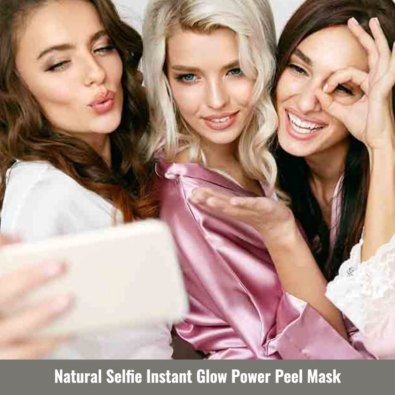 Natural Selfie Instant Glow Power Peel Mask - Social Media Top Trend