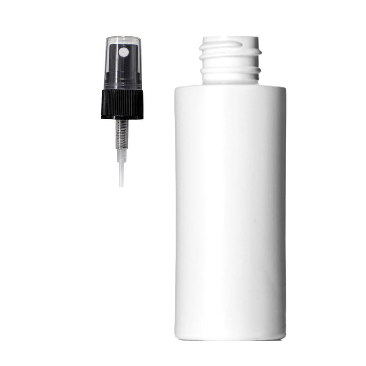 White Plastic Bottle With Black Sprayer