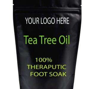Natural Tea Tree Foot Soak With Epsom Salt + DeadSea Salt + Tea Tree - Top Amazon Seller - Image 1